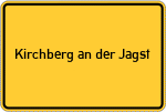 Place name sign Kirchberg an der Jagst