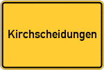 Place name sign Kirchscheidungen