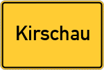 Place name sign Kirschau
