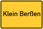 Place name sign Klein Berßen