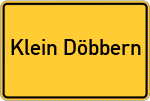 Place name sign Klein Döbbern