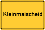 Place name sign Kleinmaischeid