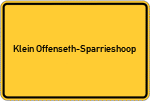 Place name sign Klein Offenseth-Sparrieshoop