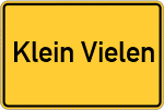 Place name sign Klein Vielen