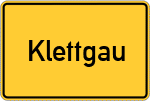 Place name sign Klettgau