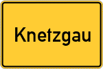 Place name sign Knetzgau