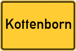 Place name sign Kottenborn