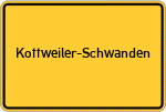 Place name sign Kottweiler-Schwanden