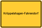 Place name sign Kröppelshagen-Fahrendorf