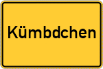 Place name sign Kümbdchen