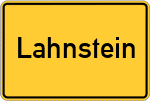 Place name sign Lahnstein