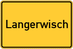 Place name sign Langerwisch