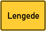 Place name sign Lengede