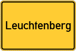 Place name sign Leuchtenberg