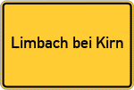 Place name sign Limbach bei Kirn