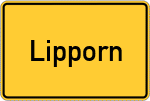 Place name sign Lipporn
