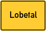 Place name sign Lobetal