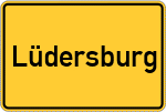 Place name sign Lüdersburg