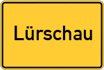 Place name sign Lürschau