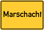 Place name sign Marschacht