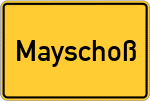 Place name sign Mayschoß