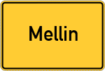 Place name sign Mellin