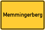 Place name sign Memmingerberg