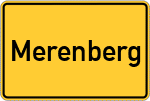 Place name sign Merenberg