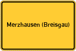 Place name sign Merzhausen (Breisgau)