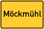 Place name sign Möckmühl