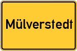 Place name sign Mülverstedt