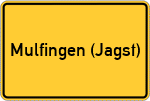 Place name sign Mulfingen (Jagst)