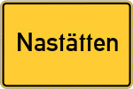 Place name sign Nastätten
