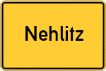 Place name sign Nehlitz