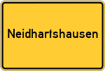 Place name sign Neidhartshausen
