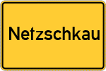 Place name sign Netzschkau