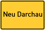Place name sign Neu Darchau