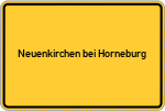 Place name sign Neuenkirchen bei Horneburg, Niederel