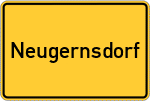 Place name sign Neugernsdorf