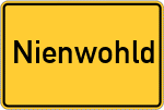 Place name sign Nienwohld