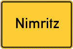 Place name sign Nimritz