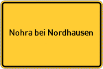 Place name sign Nohra bei Nordhausen