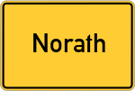 Place name sign Norath