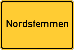 Place name sign Nordstemmen