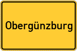 Place name sign Obergünzburg