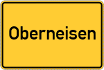 Place name sign Oberneisen