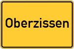 Place name sign Oberzissen