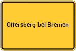 Place name sign Ottersberg bei Bremen