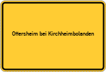Place name sign Ottersheim bei Kirchheimbolanden