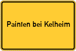 Place name sign Painten bei Kelheim